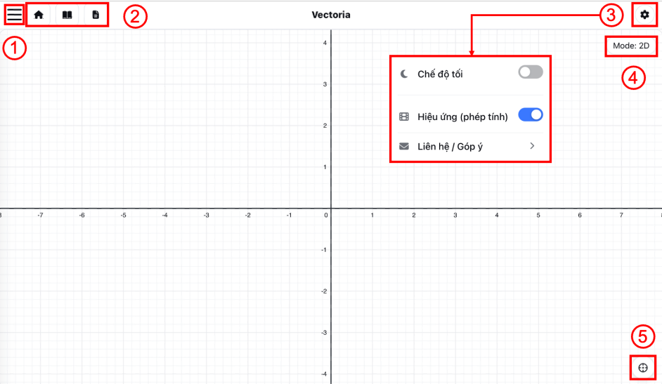 Giao diện chính trang tính toán
